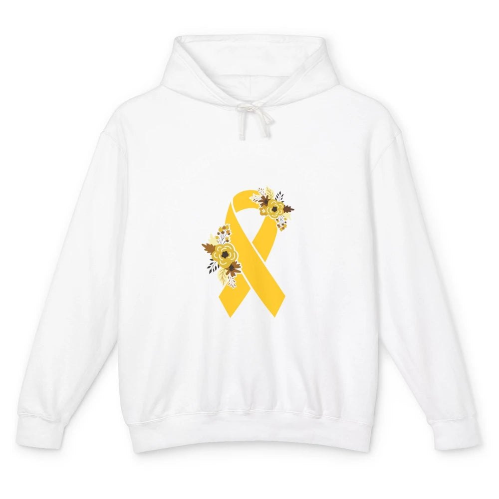 Persistent Postural-perceptual Dizziness PPPD Yellow Ribbon Unisex Lightweight Hoodie