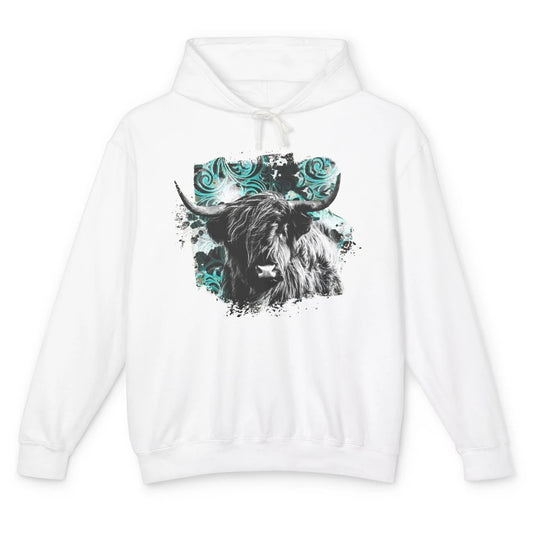 Highland Cow Western Country Cow Darling Highland Cow Lovers Unisex Lightweight Hoodie