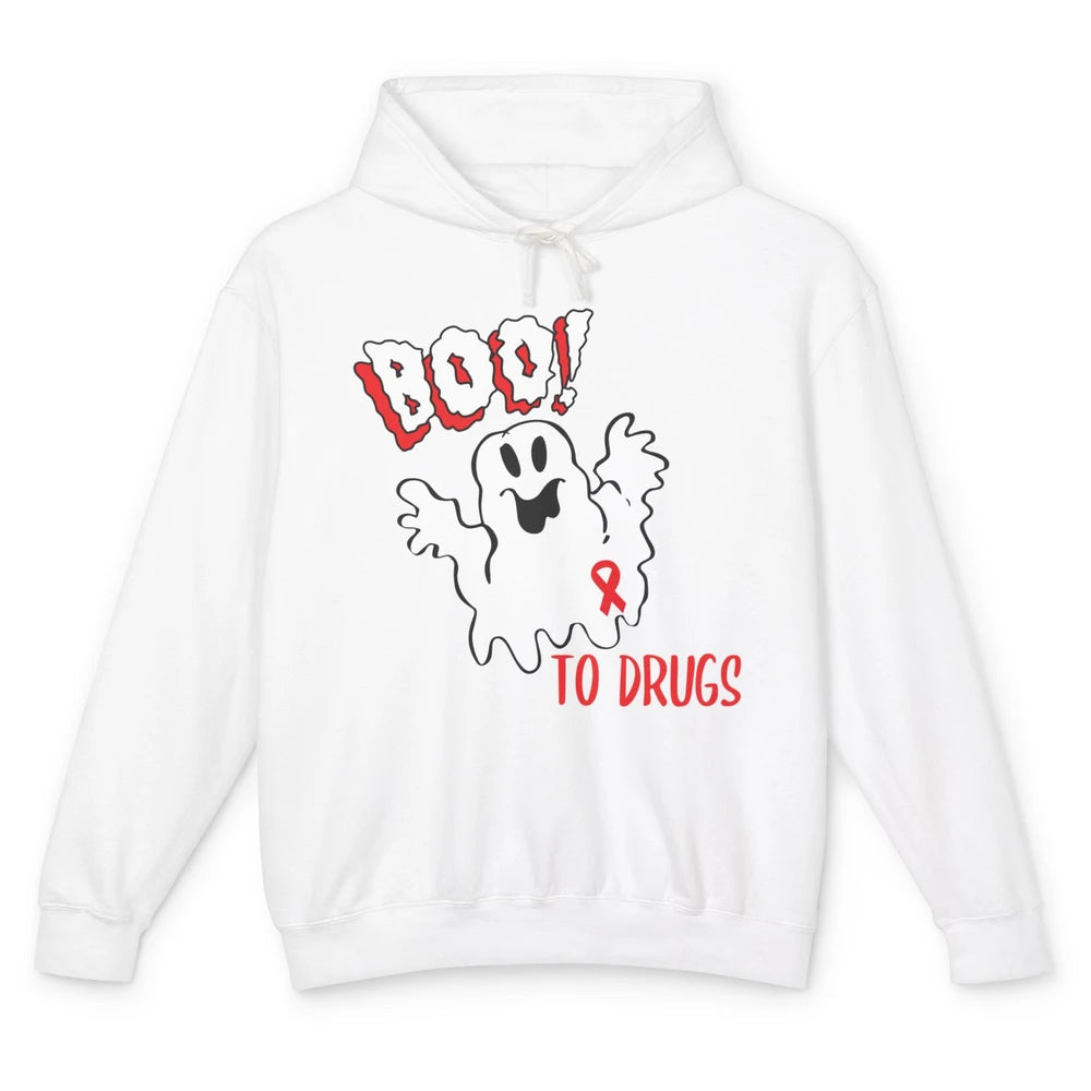 Red Ribbon Week Awareness Say No To Drugs Drug Free Unisex Lightweight Hoodie