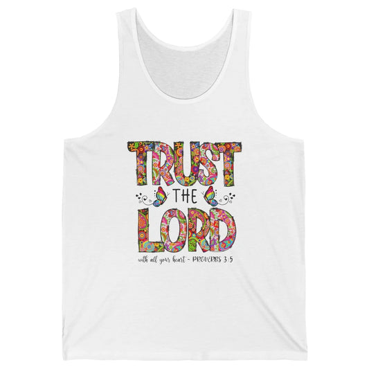 Prayer Bible Verse Religious Trust The Lord Jesus Christian Unisex Jersey Tank