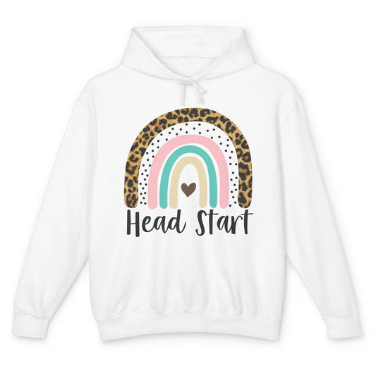 Headstart Teacher Rainbow Early Childhood Back To School Unisex Lightweight Hoodie