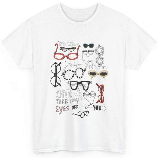 Optometrist Multiple Eyeglasses Hand Drawn Ophthalmologist Classic Unisex T-Shirt