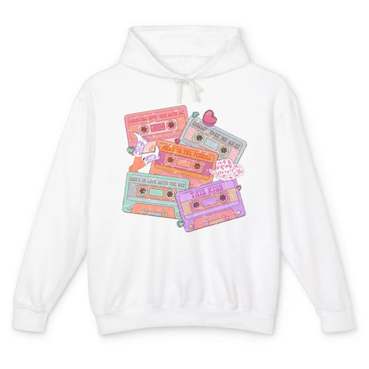 Retro Cowgirl Cassette 90s Western Country Boots Music Boho Unisex Lightweight Hoodie