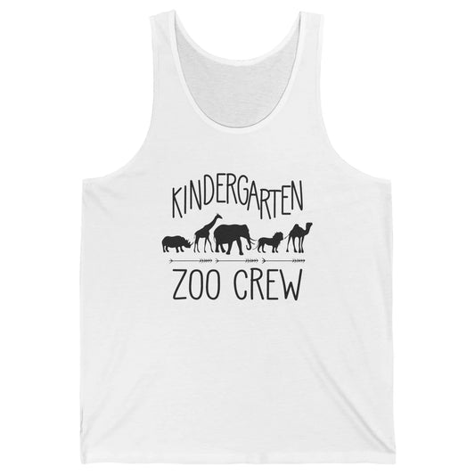 Kindergarten Zoo Crew Elementary School Preschool Teacher Unisex Jersey Tank