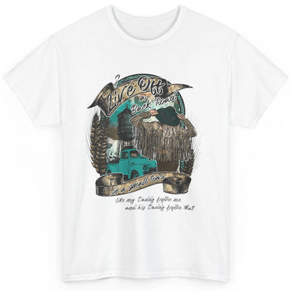 Retro Country Girl Truck Live Off A Back Road Western Town Classic Unisex T-Shirt