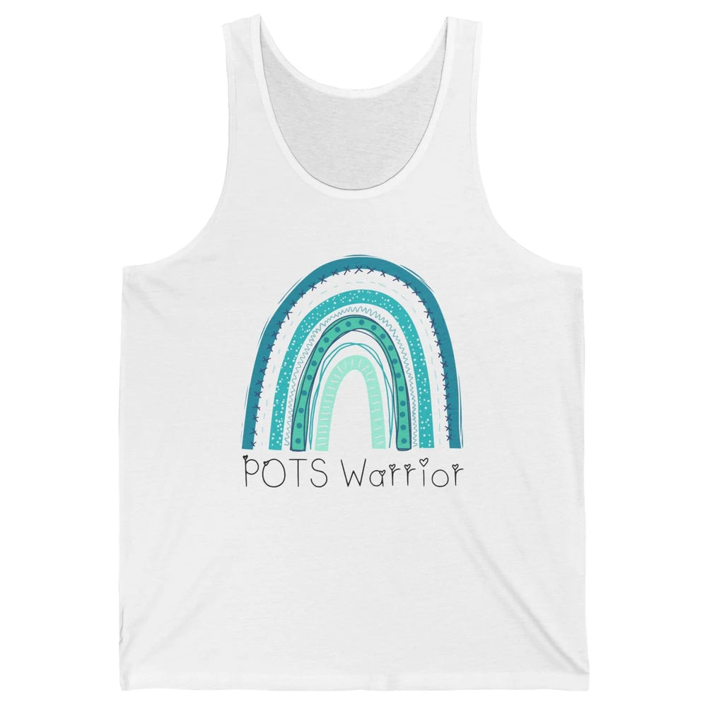 POTS Rainbow Postural Orthostatic Tachycardia Syndrome Unisex Jersey Tank