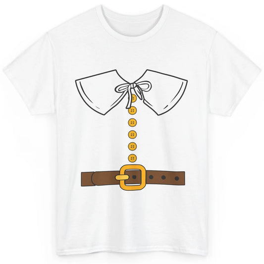 Funny Thanksgiving Pilgrim Costume Give Thanks Gift Classic Unisex T-Shirt