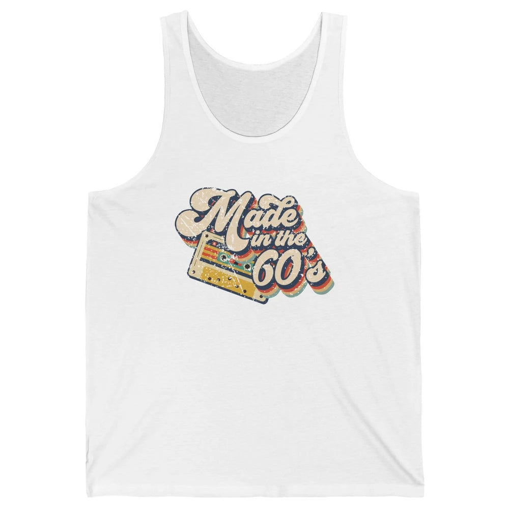 Retro Cassette Made In The 60's 1960s Born Birthday Day Gift Unisex Jersey Tank