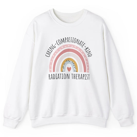 Radiation Therapist Pastel Rainbow Radiation Therapy Gift Unisex Crewneck Sweatshirt