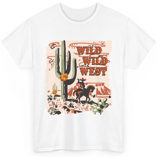 Retro Cowboy Wild Wild West Desert Cactus Western Cowgirl Classic Unisex T-Shirt
