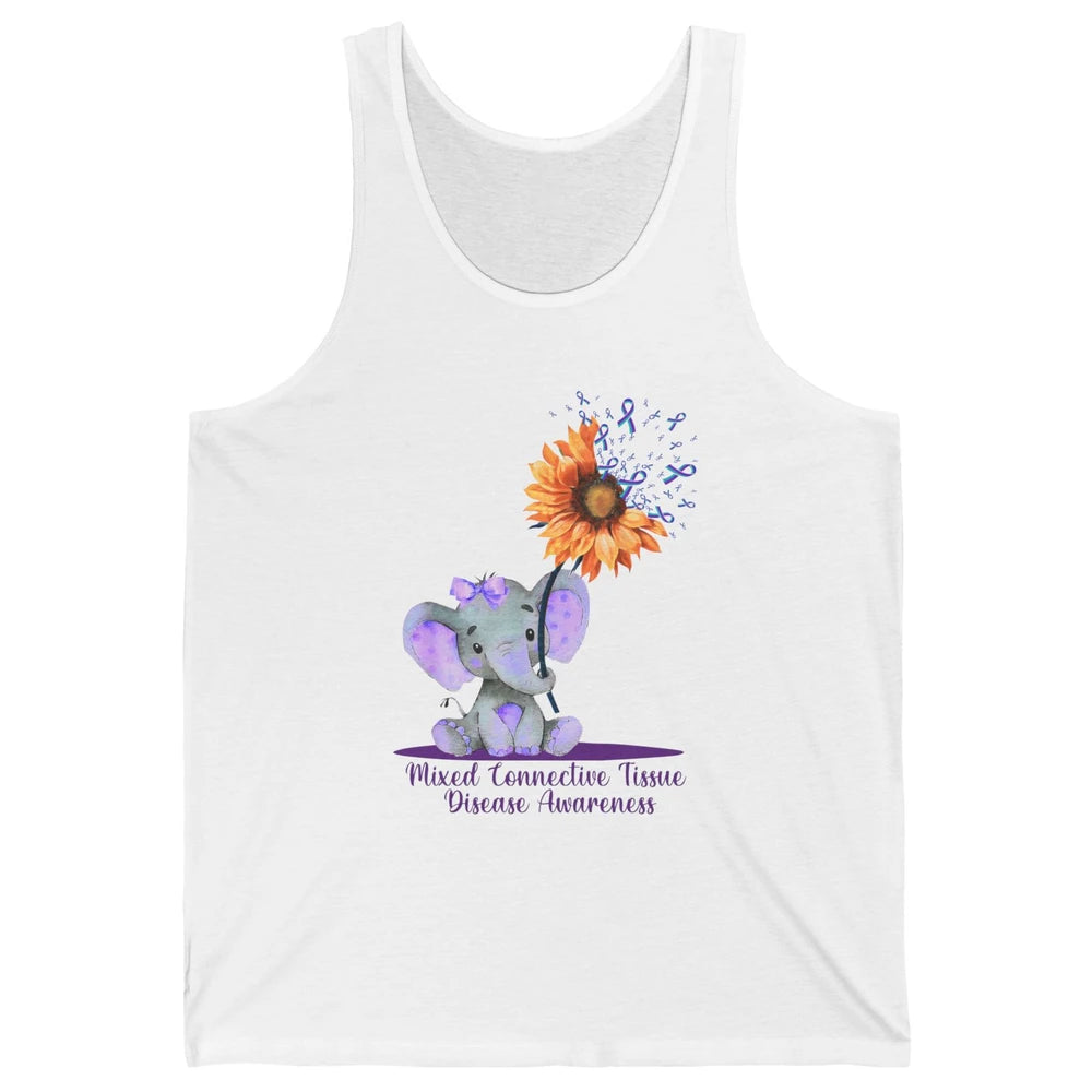 Mixed Connective Tissue Disease Baby Elephant Sunflower Unisex Jersey Tank