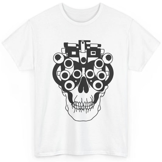 Phoropter Skeleton Optometrist Optician Halloween Optometry Classic Unisex T-Shirt
