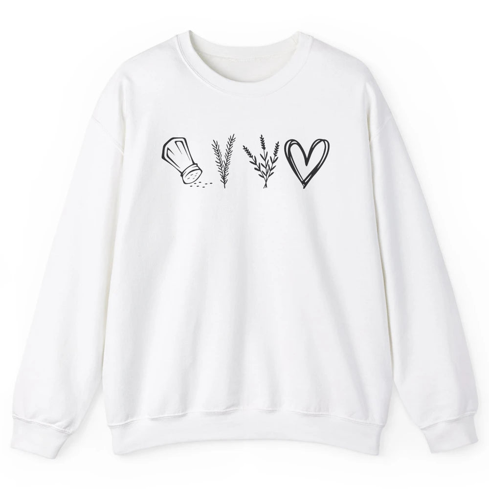 Practical Magic Witch Salt Rosemary Lavender Love Gardening Unisex Crewneck Sweatshirt