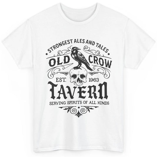 Old Crow Farmhouse Tavern Serving Spirit All Kinds Halloween Classic Unisex T-Shirt