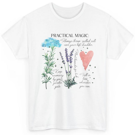 Practical Magic Witch Gardening Card Gardeners Plant Lovers Classic Unisex T-Shirt