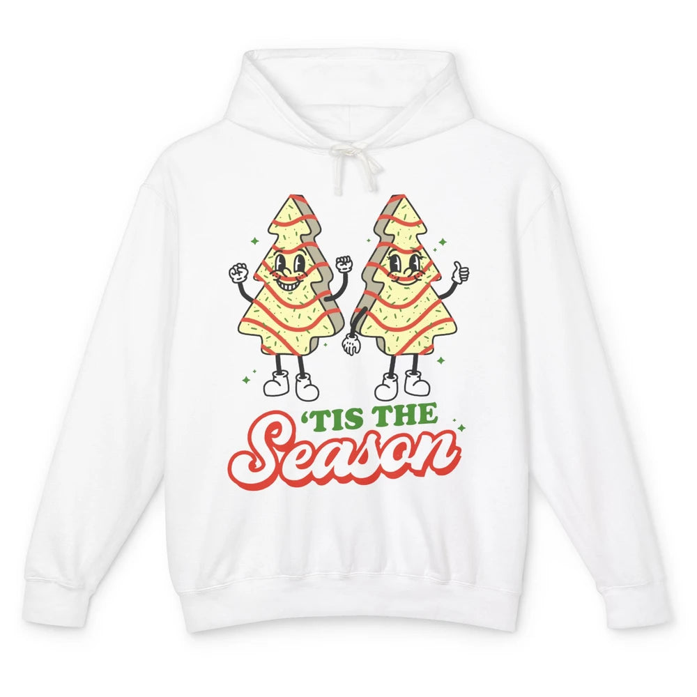 Christmas Tree Cakes Tis The Season Christmas Cake Lovers Unisex Lightweight Hoodie
