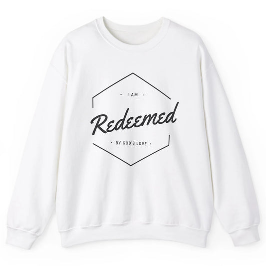 Redeemed By God's Love Butterfly Christian Religious Gift Unisex Crewneck Sweatshirt