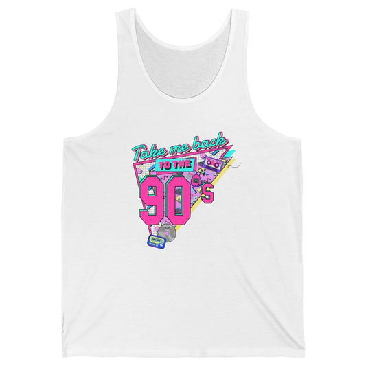 Retro 90s Take Me Back To The 1990s Cassette Made In The 90s Unisex Jersey Tank