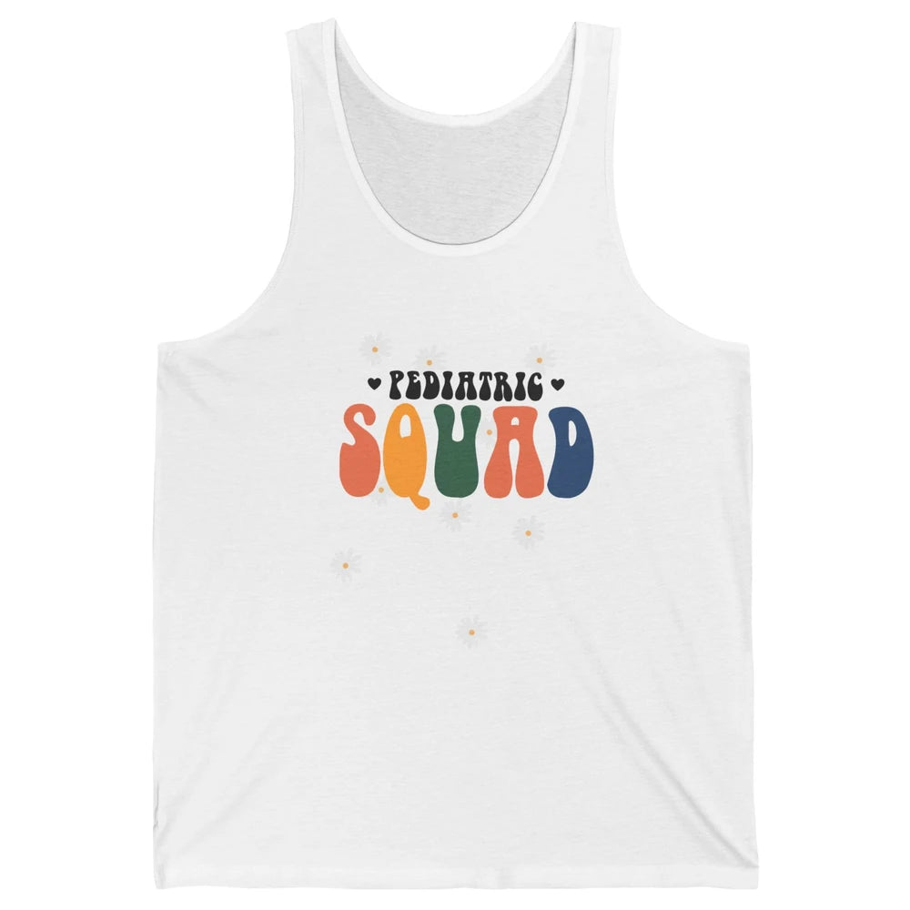 Pediatric Squad Peds Nurse Pediatric Physical Nursing School Unisex Jersey Tank