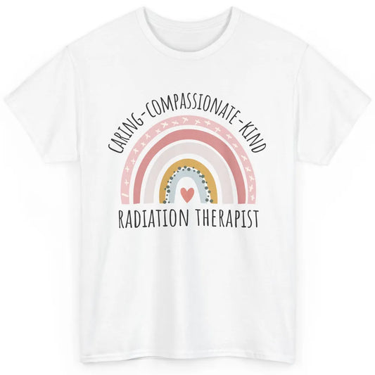Radiation Therapist Pastel Rainbow Radiation Therapy Gift Classic Unisex T-Shirt