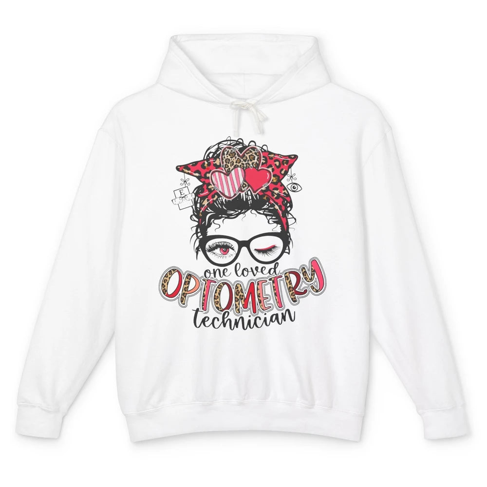 Optometry Tech One Loved Optometry Technician Optometry Girl Unisex Lightweight Hoodie