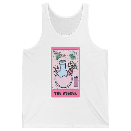 Funny Weed The Stoner Tarot Card Cannabis Weed Lovers Unisex Jersey Tank