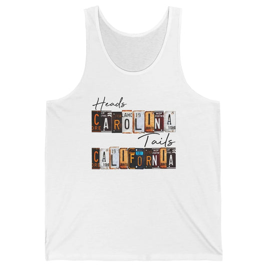 Vintage Heads Carolina Tail California Western Country Gift Unisex Jersey Tank