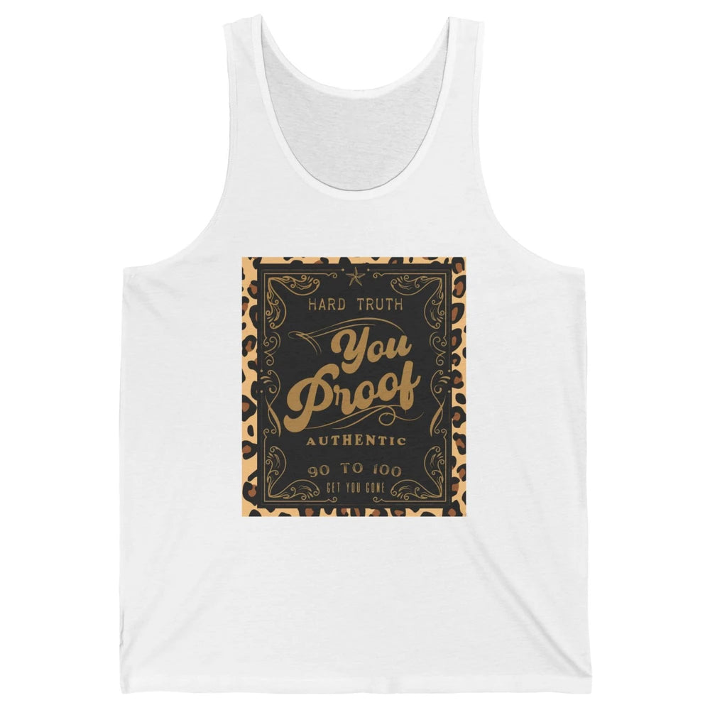 Retro I Need Something You Proof Whiskey Western Country Unisex Jersey Tank