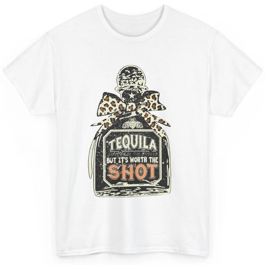Retro Leopard Tequila May Not Be The Answer Western Country Classic Unisex T-Shirt