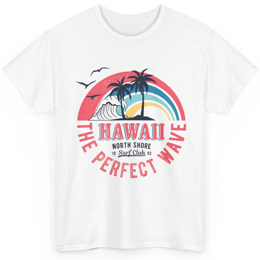 Retro Hawaii North Shore Surf Club Beach Palms Vintage 1980s Classic Unisex T-Shirt