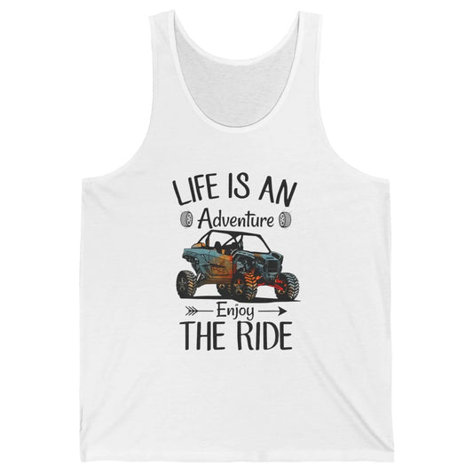 Retro Enjoy The Ride ATV Rider UTV Mud Riding SXS Offroad Unisex Jersey Tank