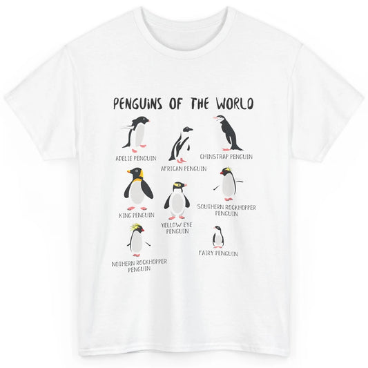Penguins Of World With Headband Baby Penguins Wild Animal Classic Unisex T-Shirt