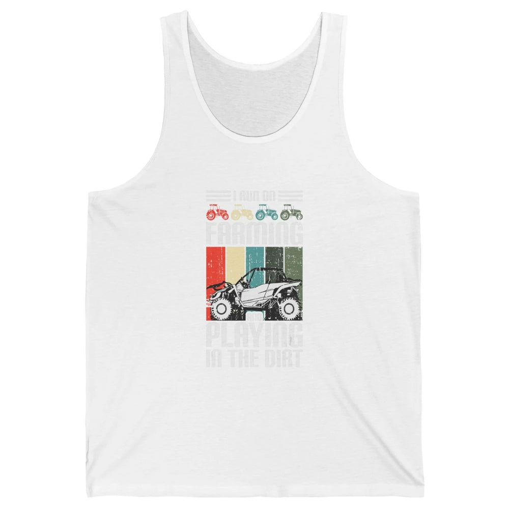 Retro Play In Dirt UTV Mud Riding Dirty SXS Rider Offroad Unisex Jersey Tank
