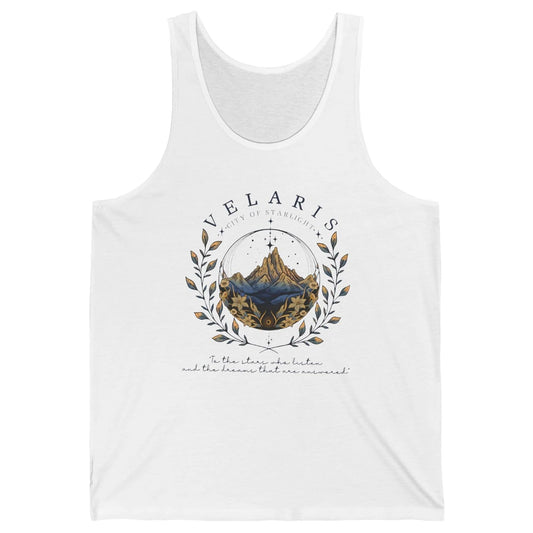Night To The Stars Who Listen And Dreams That Are Answered Unisex Jersey Tank