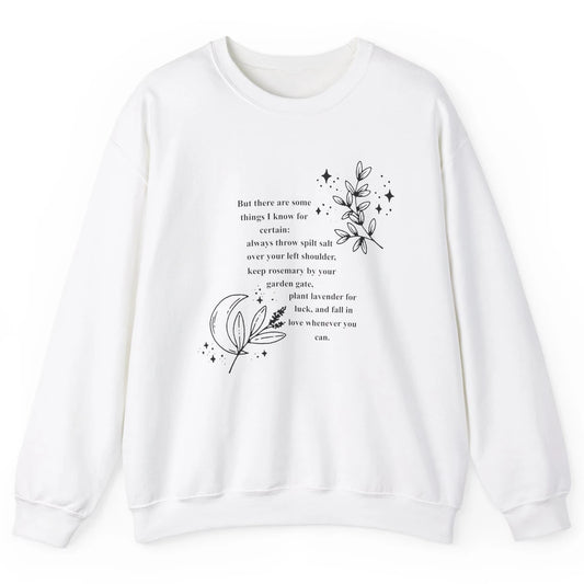 Practical Magic Witch Gardening Card Gardeners Plant Lovers Unisex Crewneck Sweatshirt