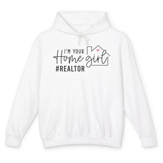 Realtor Life Home Girl Real Estate Agent Housing Investment Unisex Lightweight Hoodie