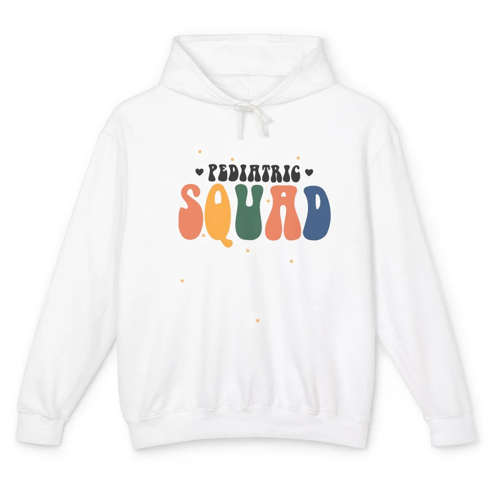 Pediatric Squad Peds Nurse Pediatric Physical Nursing School Unisex Lightweight Hoodie