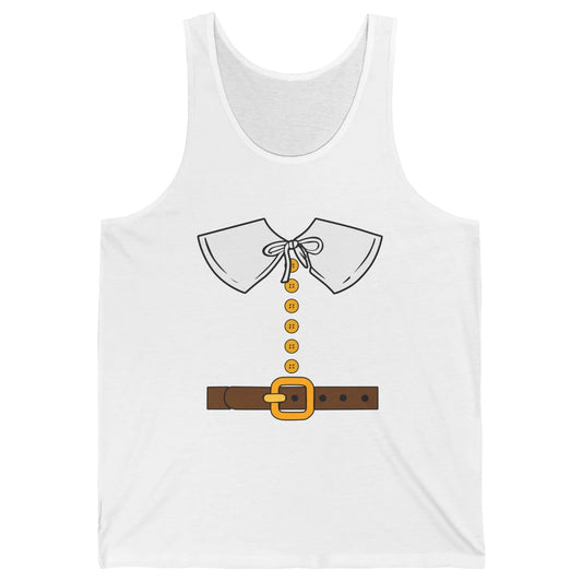 Funny Thanksgiving Pilgrim Costume Give Thanks Gift Unisex Jersey Tank