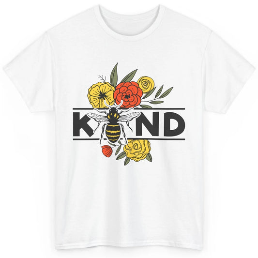Retro Be Kind Leopard Rainbow Boho Love Mental Health Matter Classic Unisex T-Shirt