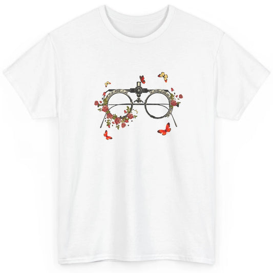 Optometrist Wildflower Phoropter Eyeglasses Doctor Optician Classic Unisex T-Shirt