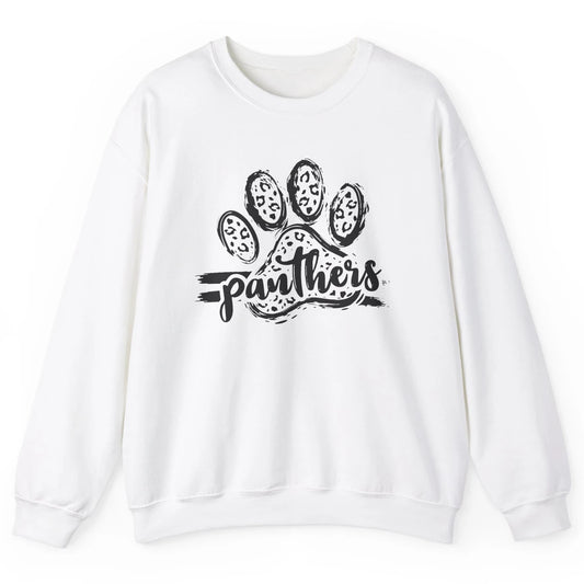 Panthers Paw Leopard Dog Mom Paw Cat Dog Lovers Gift Unisex Crewneck Sweatshirt