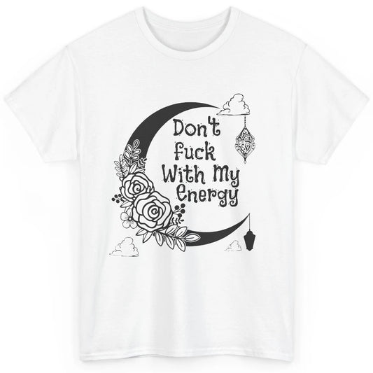 Retro Moon Witchy Don't Mess With My Energy Halloween Witch Classic Unisex T-Shirt