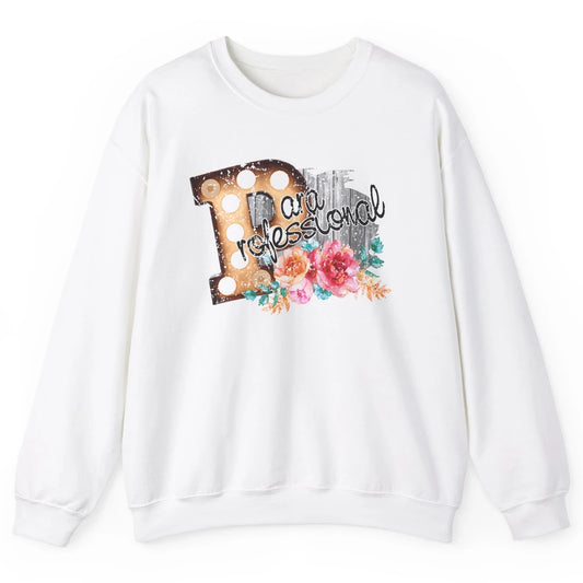 Retro Paraprofessional Teacher Para Life Appreciation Gift Unisex Crewneck Sweatshirt