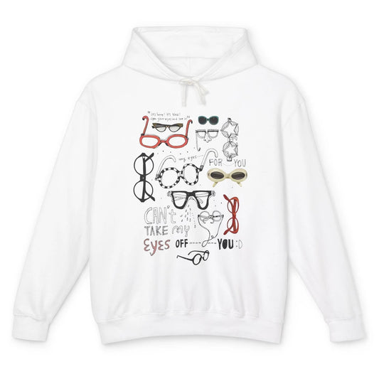 Optometrist Multiple Eyeglasses Hand Drawn Ophthalmologist Unisex Lightweight Hoodie