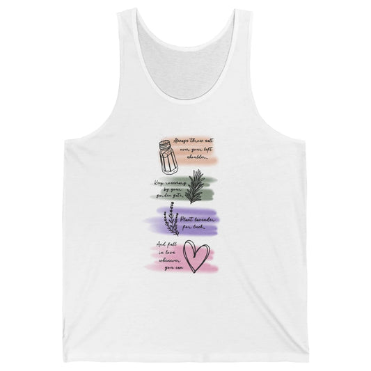 Practical Magic Witch Gardening Card Gardeners Plant Lovers Unisex Jersey Tank