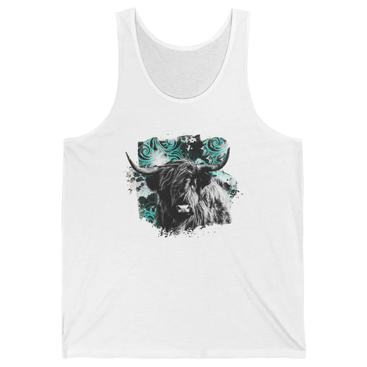 Highland Cow Western Country Cow Darling Highland Cow Lovers Unisex Jersey Tank