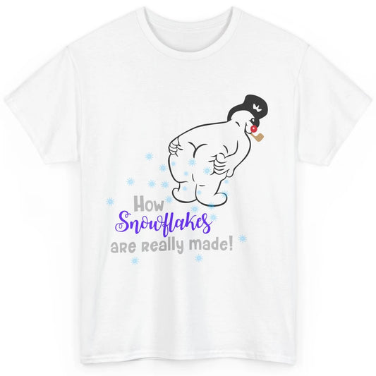 Funny How Snowflakes Are Really Made Christmas Costume Gift Classic Unisex T-Shirt