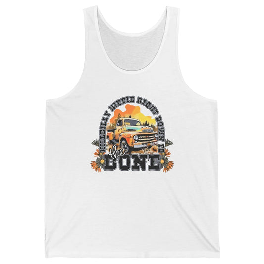 Retro Desert Truck Hippie Hillbilly Western Country Cowgirl Unisex Jersey Tank