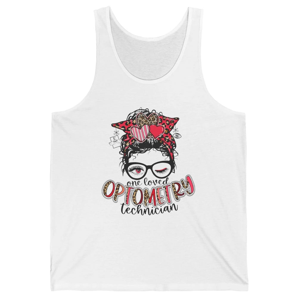 Optometry Tech One Loved Optometry Technician Optometry Girl Unisex Jersey Tank