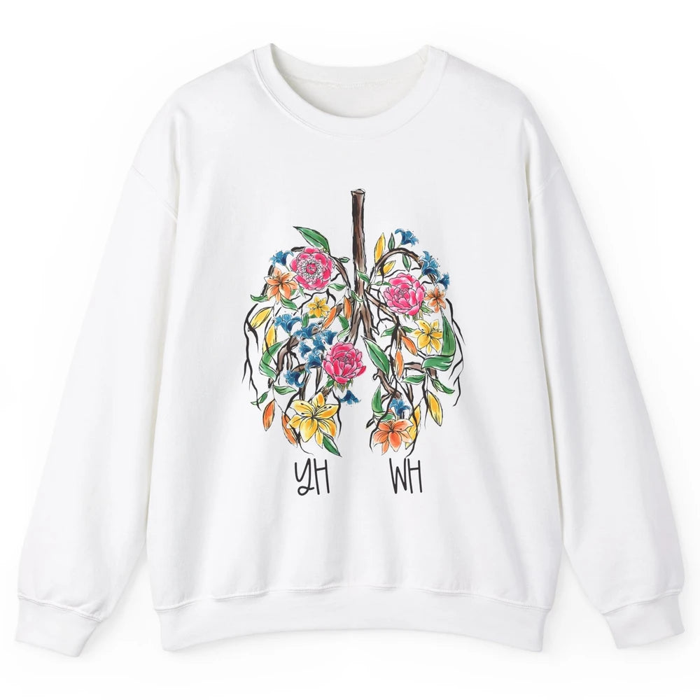 Our Very Breath Speaks His Name YHWH Christian Religious Unisex Crewneck Sweatshirt